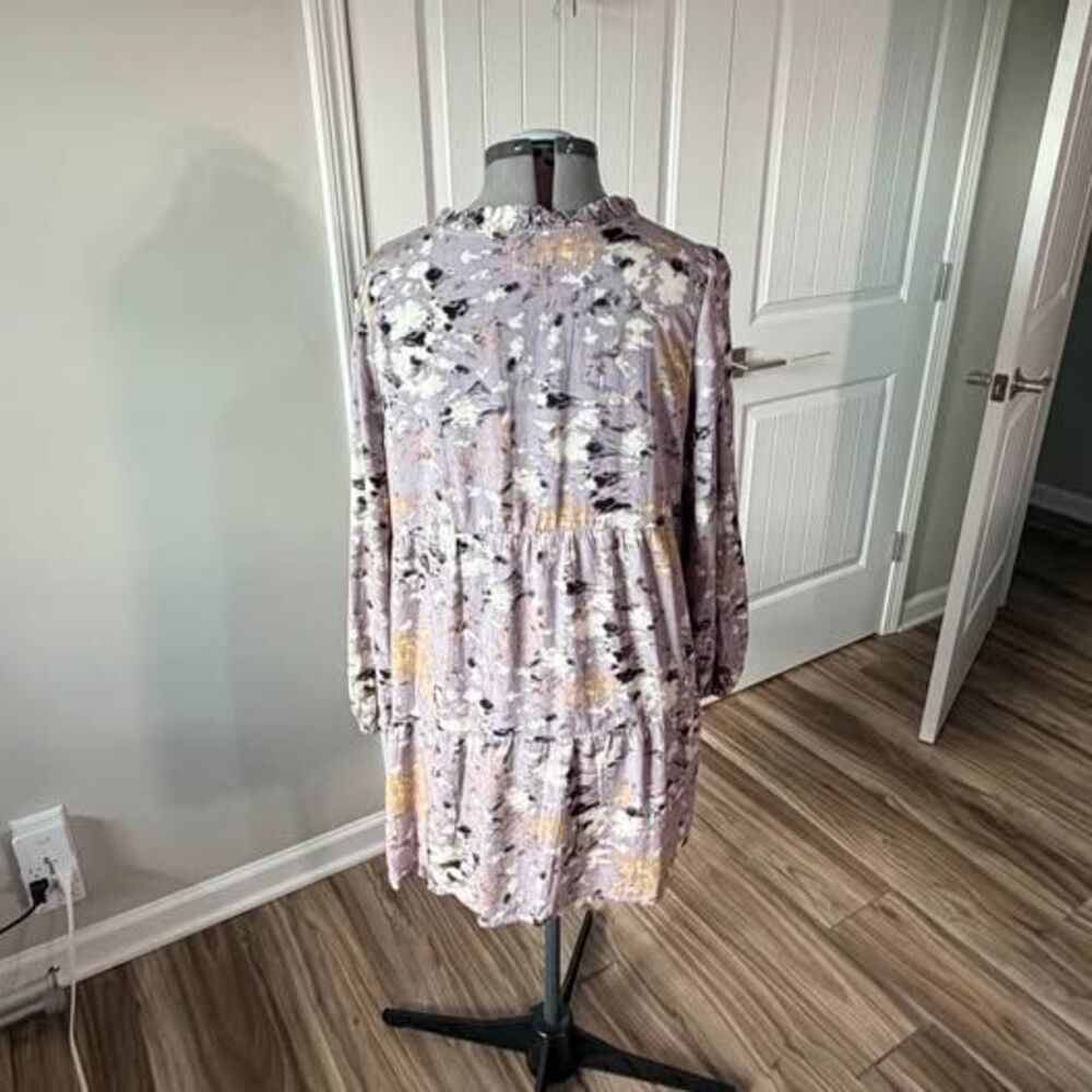 True Craft Tiered Mini Dress, Size 0X, 23” p-p, 34” length, C7557 - Picture 3 of 5